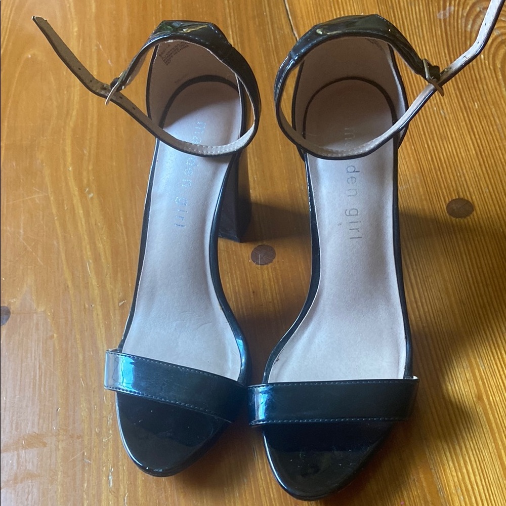 New Look Black Ankle Strap Heels